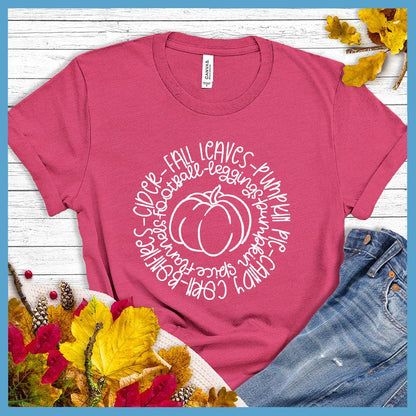 Fall Words Circle T-Shirt - Brooke & Belle