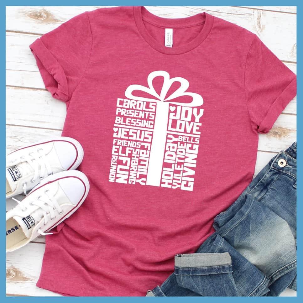 Wrapped Gift Christmas Collage T-Shirt
