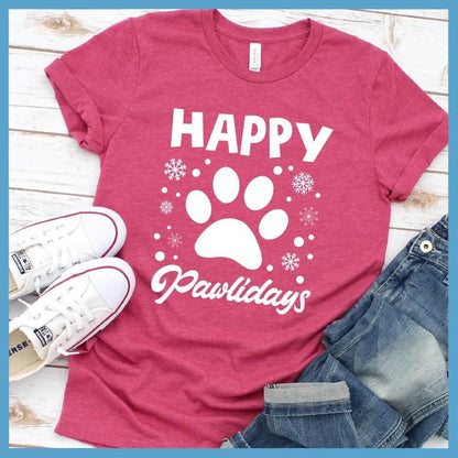 Happy Pawlidays T-Shirt - Brooke & Belle