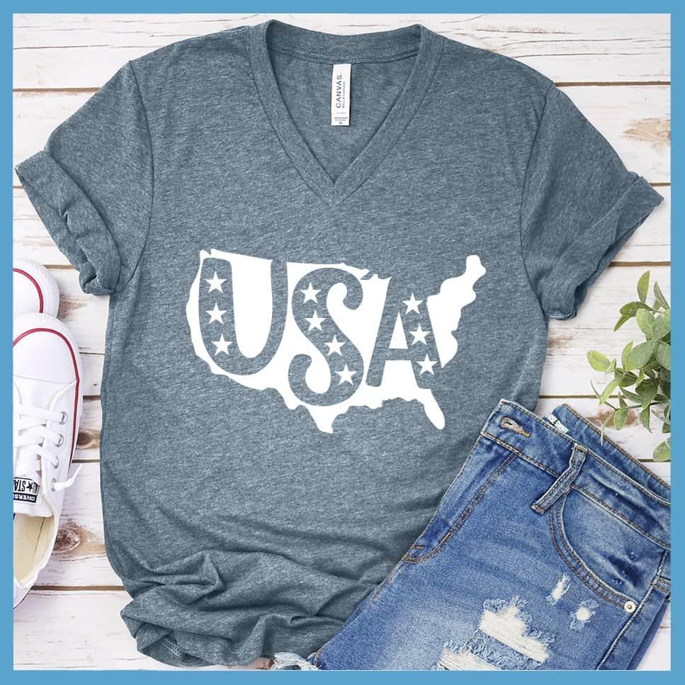 USA V-neck - Brooke & Belle