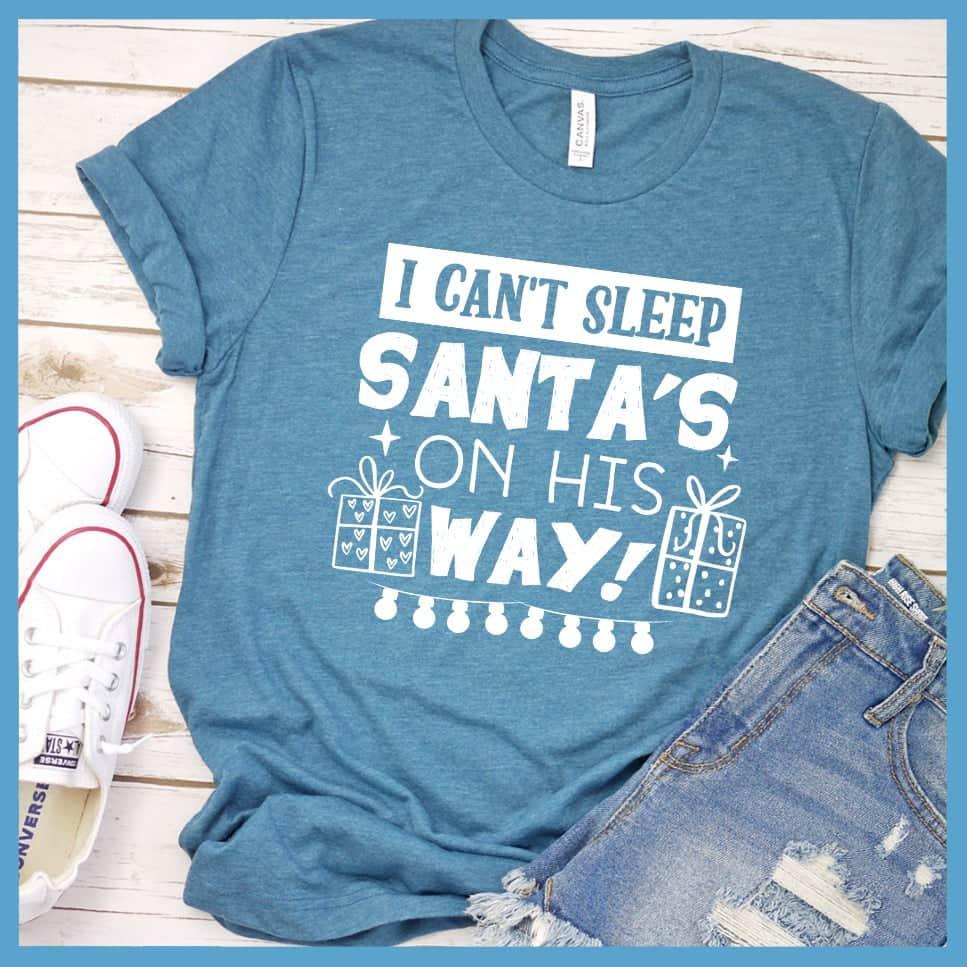 I Can't Sleep Santa's On His Way T-Shirt - Brooke & Belle