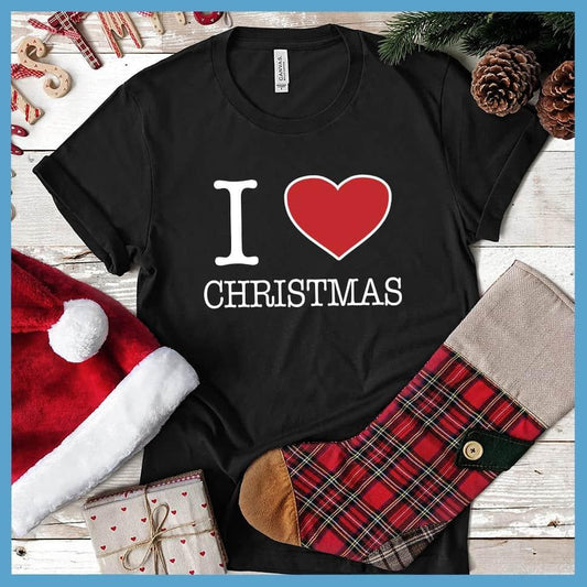 I Heart Christmas Colored Print T-Shirt - Brooke & Belle