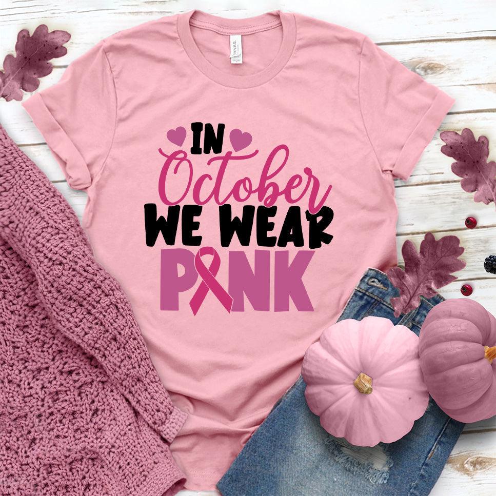 In October We Wear Pink Version 6 Colored Edition T-Shirt - Brooke & Belle