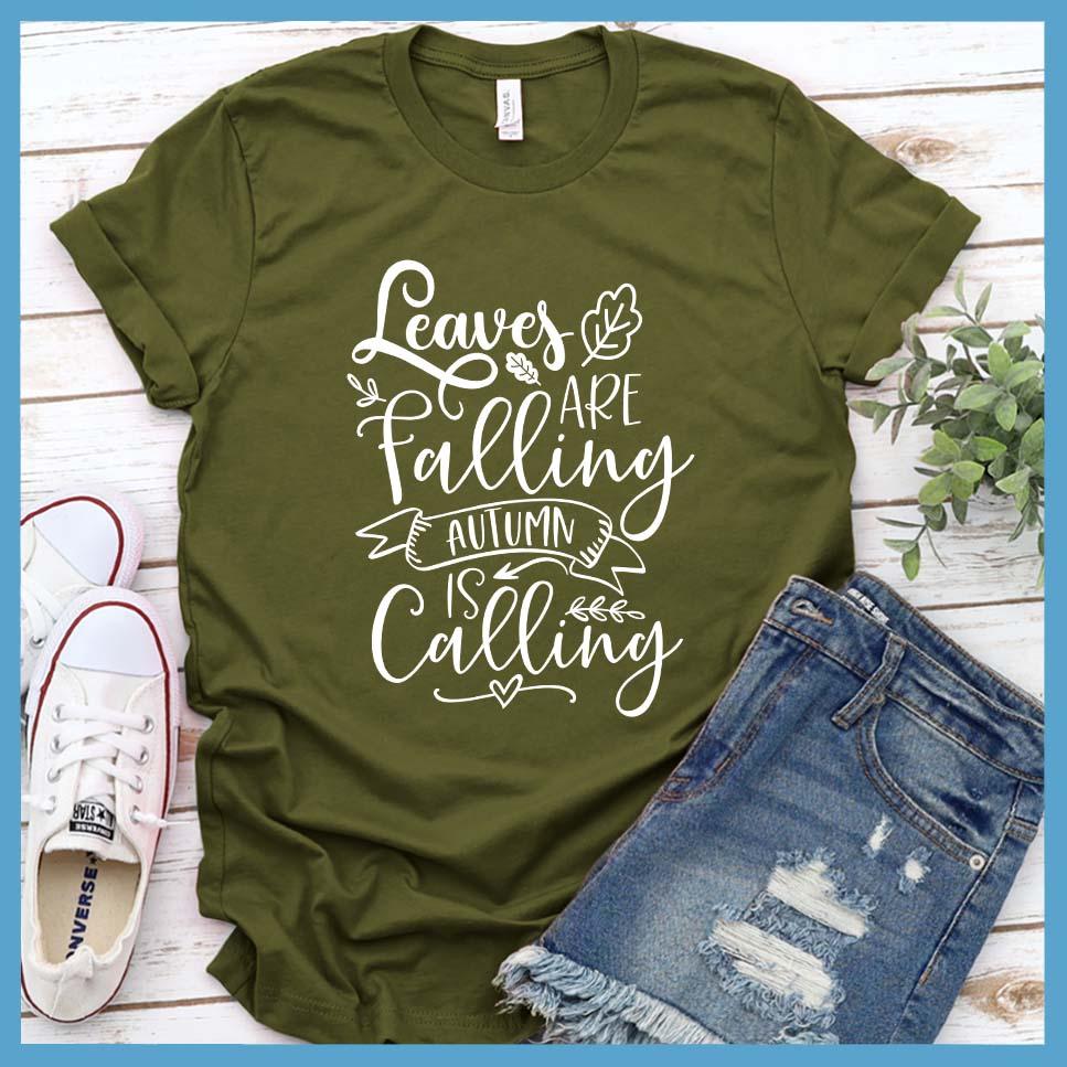 Leaves Are Falling Autumn Is Calling T-Shirt - Brooke & Belle