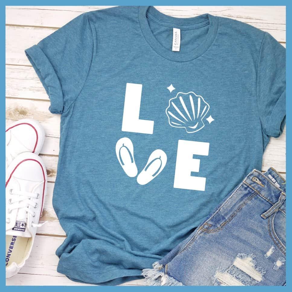 Love Beach Flip Flop T-Shirt - Brooke & Belle