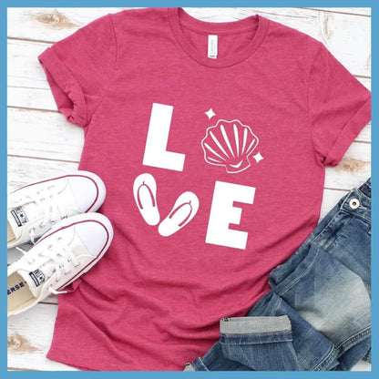 Love Beach Flip Flop T-Shirt - Brooke & Belle