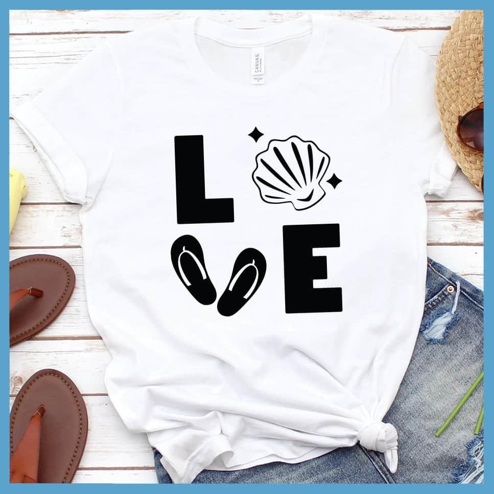 Love Beach Flip Flop T-Shirt - Brooke & Belle