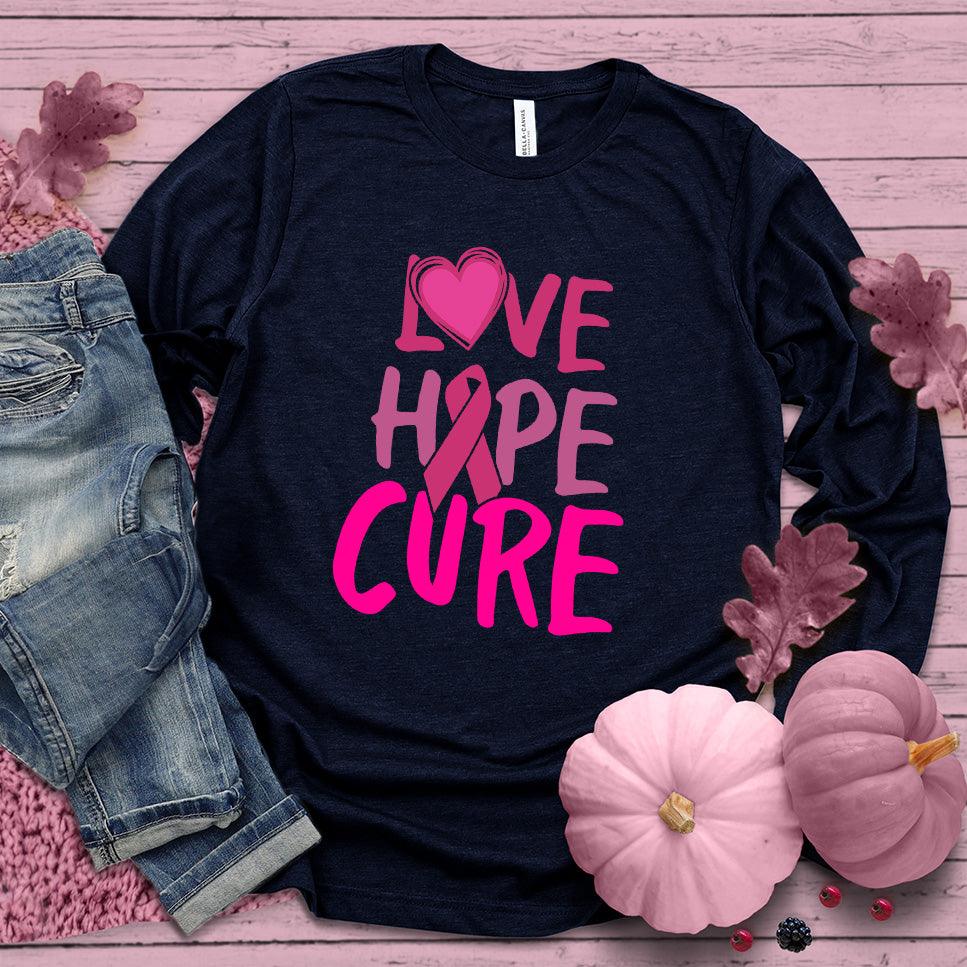 Love Hope Cure Colored Edition Long Sleeves - Brooke & Belle
