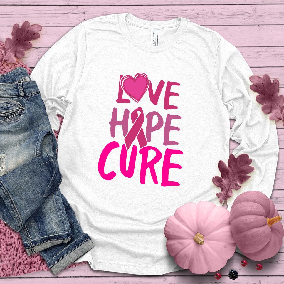 Love Hope Cure Colored Edition Long Sleeves - Brooke & Belle