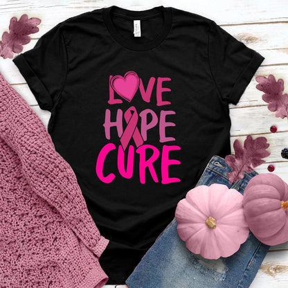 Love Hope Cure Colored Edition T-Shirt - Brooke & Belle