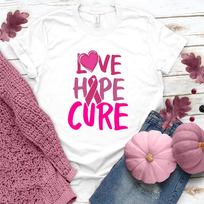 Love Hope Cure Colored Edition T-Shirt - Brooke & Belle