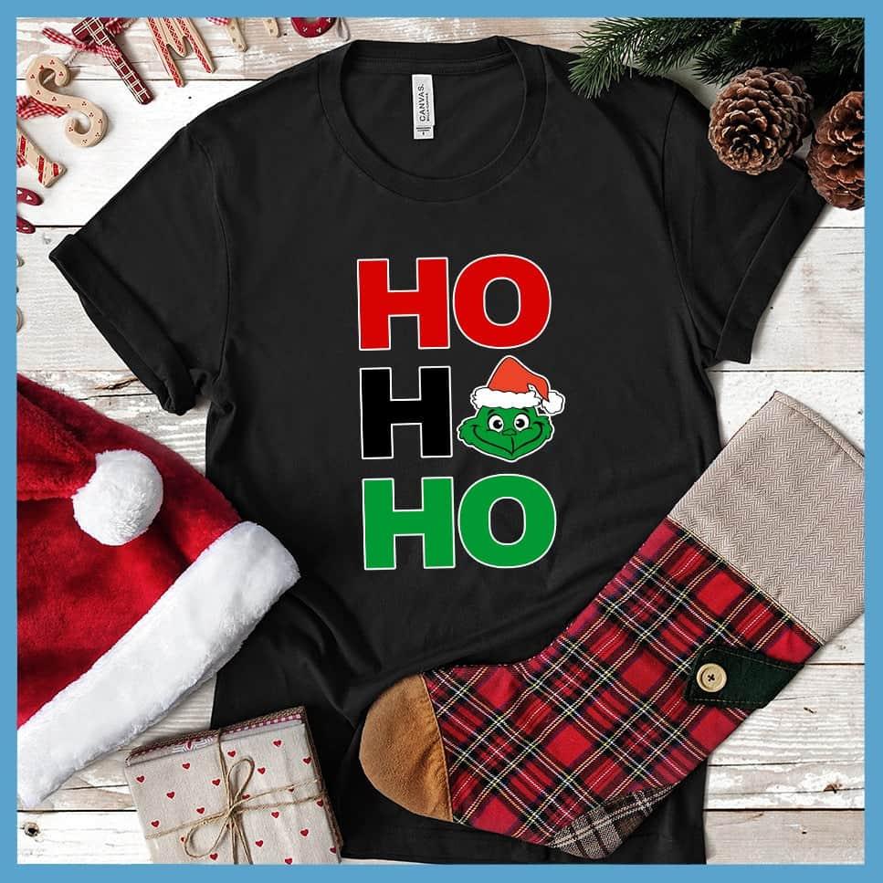 Ho Ho Ho Matching Christmas Family Colored Print T-Shirt