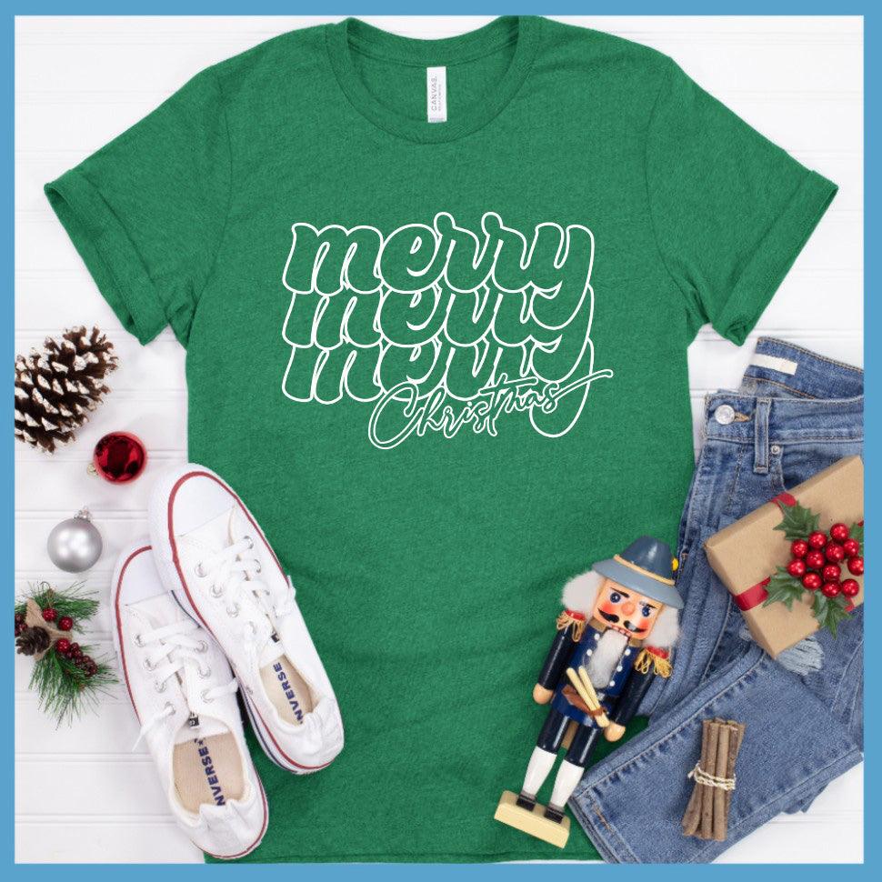 Merry Christmas Retro T-Shirt - Brooke & Belle
