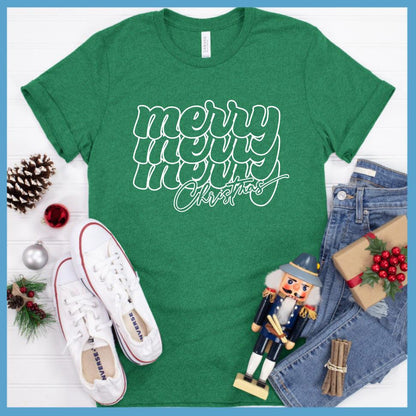 Merry Christmas Retro T-Shirt - Brooke & Belle