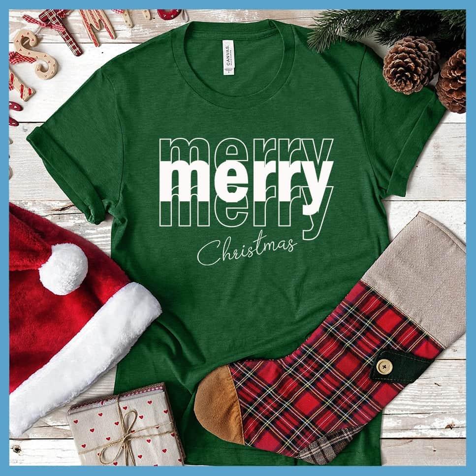 Merry Merry Merry Christmas T-Shirt - Brooke & Belle