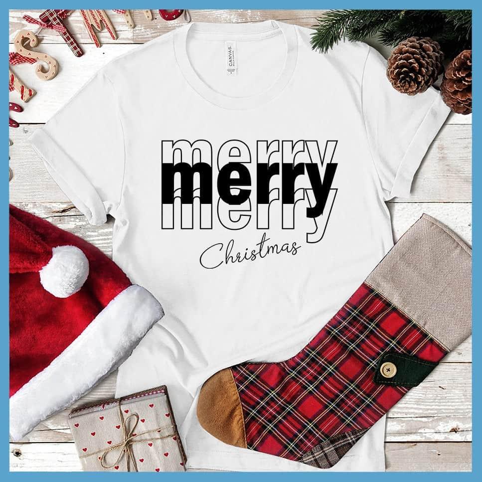 Merry Merry Merry Christmas T-Shirt - Brooke & Belle