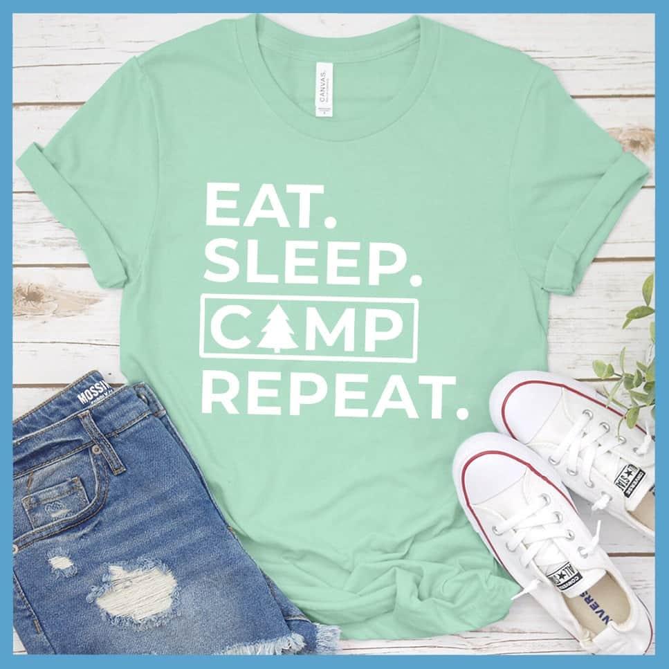 Eat Sleep Camp Repeat T-Shirt - Brooke & Belle