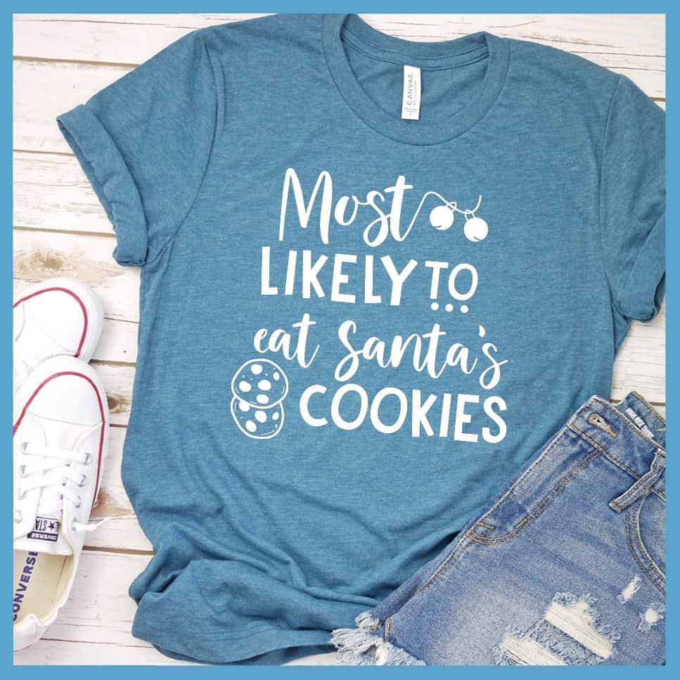 Most Likely To Eat Santa's Cookies T-Shirt - Brooke & Belle