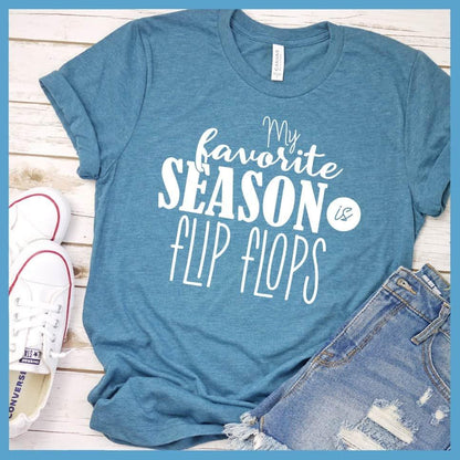 My Favorite Season Is Flip Flops T-Shirt - Brooke & Belle