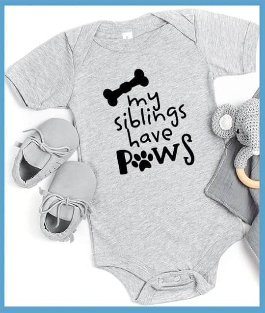 My Siblings Onesie - Brooke & Belle