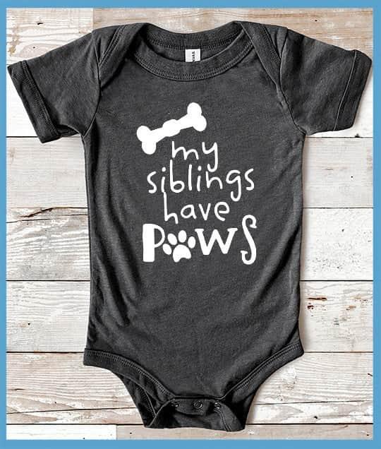 My Siblings Onesie - Brooke & Belle