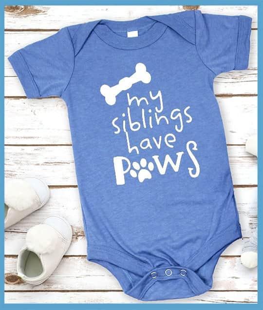 My Siblings Onesie - Brooke & Belle