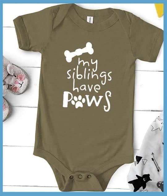 My Siblings Onesie - Brooke & Belle