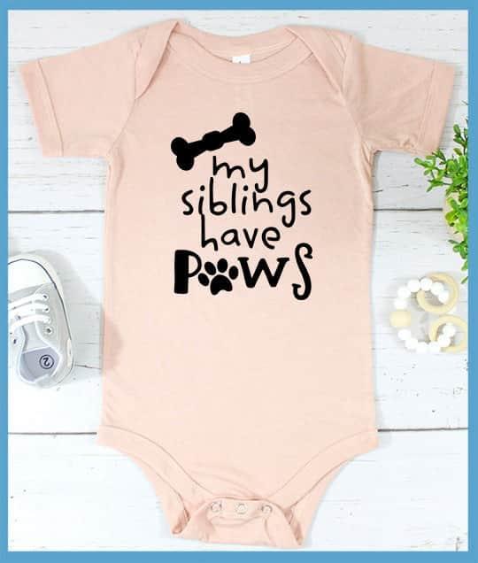 My Siblings Onesie - Brooke & Belle