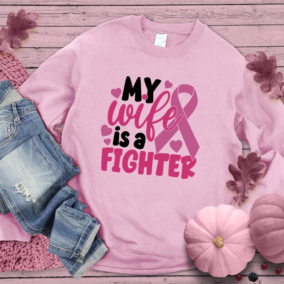 My Wife Is A Fighter Colored Edition Sweatshirt - Brooke & Belle