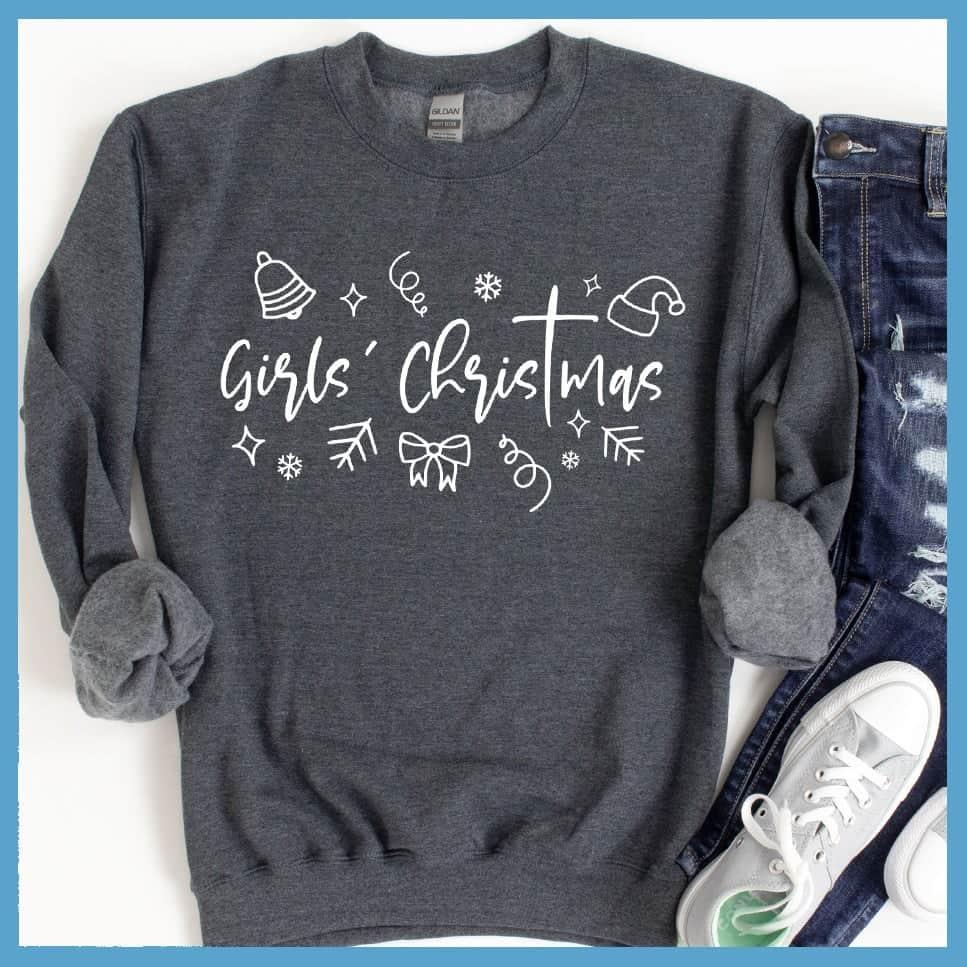 Girls’ Christmas Faith Version 2 Sweatshirt - Brooke & Belle