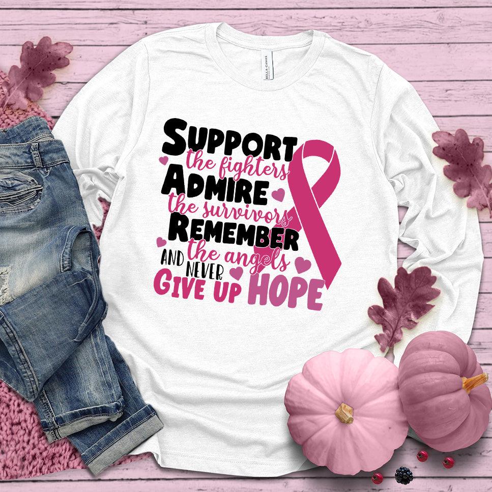 Never Give Up Hope Colored Edition Long Sleeves - Brooke & Belle