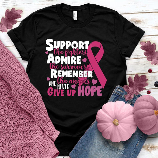 Never Give Up Hope Colored Edition T-Shirt - Brooke & Belle