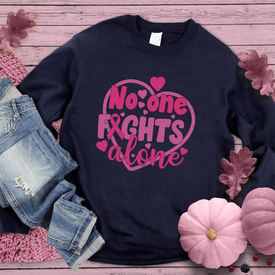 No One Fights Alone Colored Edition Sweatshirt - Brooke & Belle