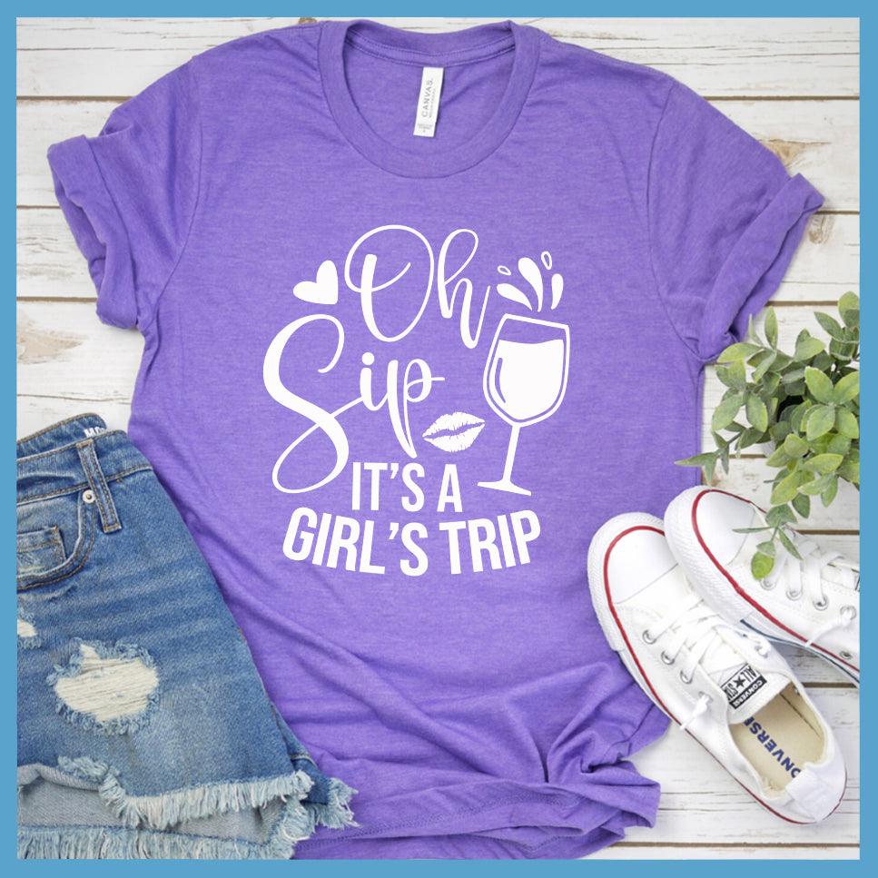 Girl s Trip T Shirt Fun Stylish Travel Tee for Friends