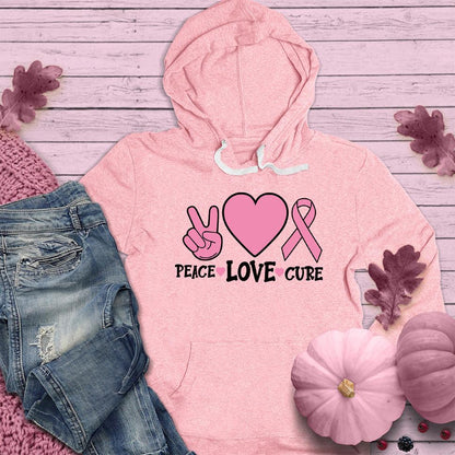 Peace Love Cure Colored Edition Hoodie - Brooke & Belle