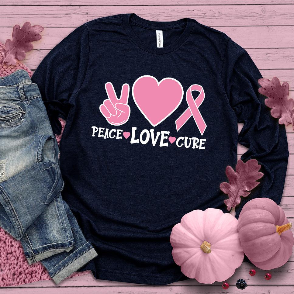 Peace Love Cure Colored Edition Long Sleeves - Brooke & Belle