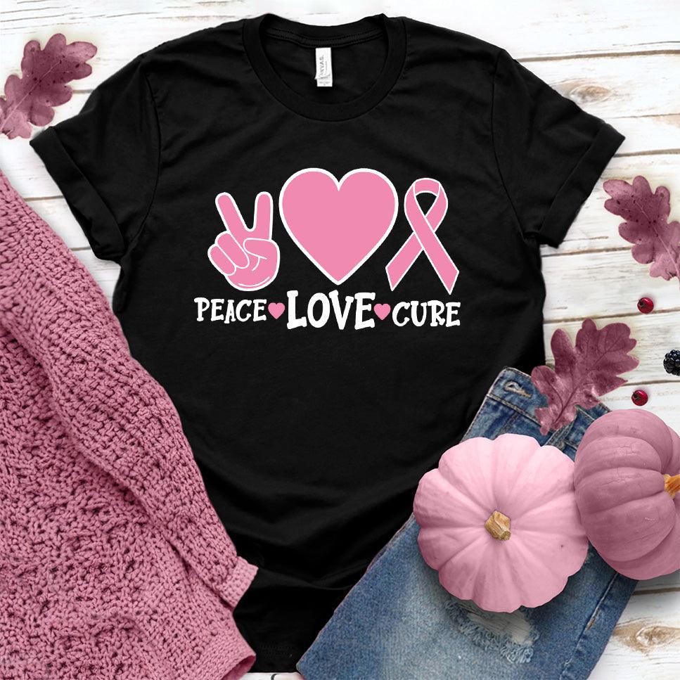 Peace Love Cure Colored Edition T-Shirt - Brooke & Belle