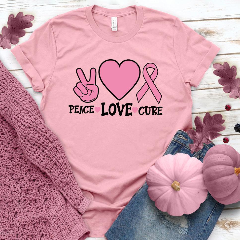 Peace Love Cure Colored Edition T-Shirt - Brooke & Belle