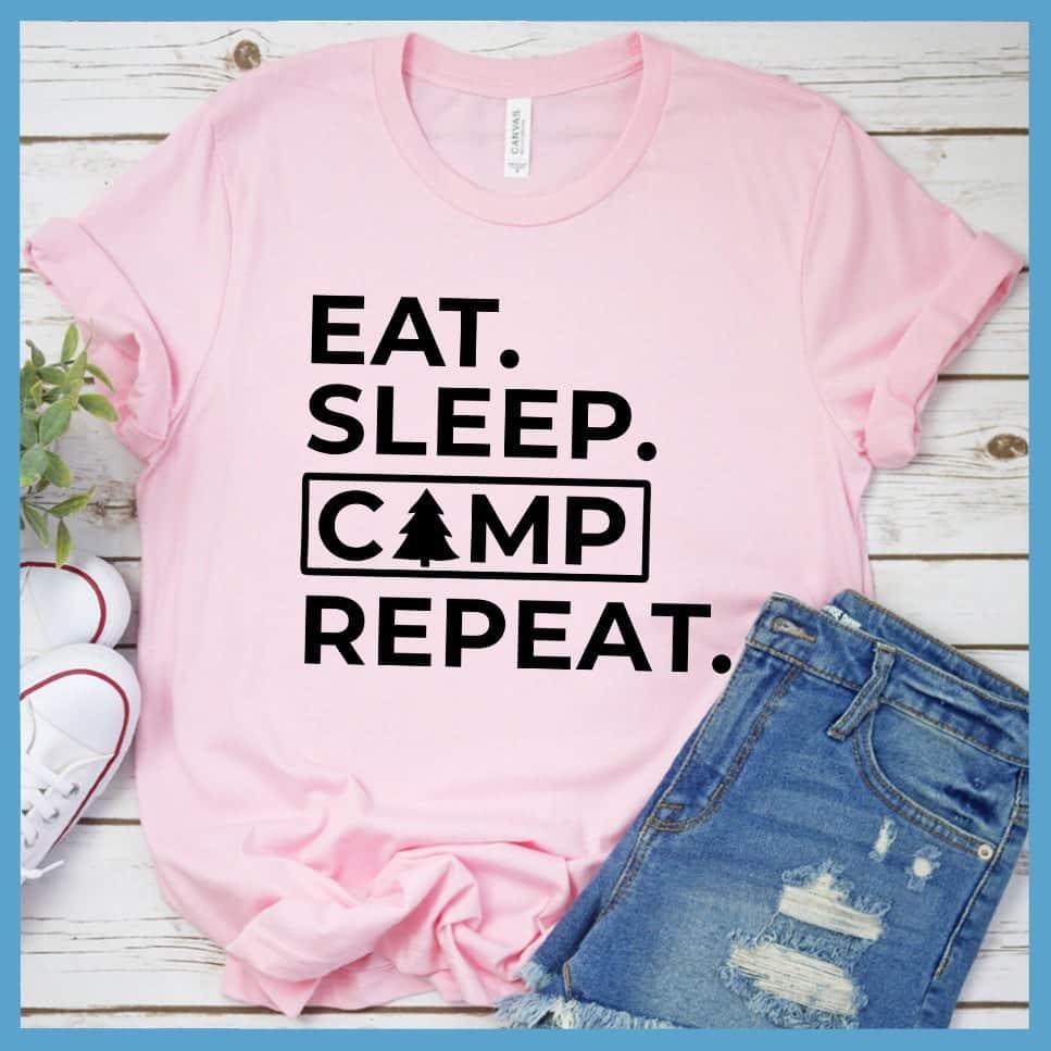 Eat Sleep Camp Repeat T-Shirt - Brooke & Belle