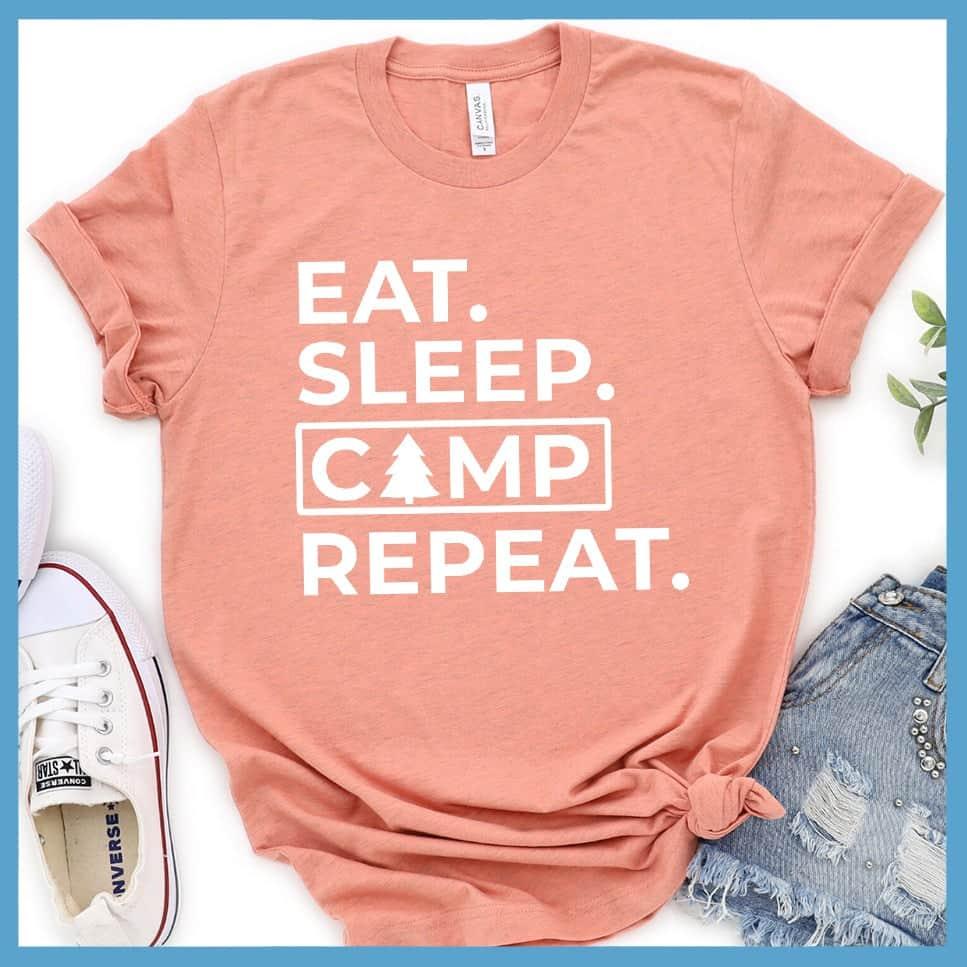 Eat Sleep Camp Repeat T-Shirt - Brooke & Belle