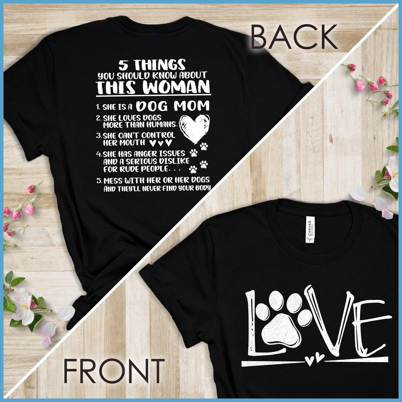 Dog Love, Proud Dog Mom Version 2 T-Shirt - Brooke & Belle