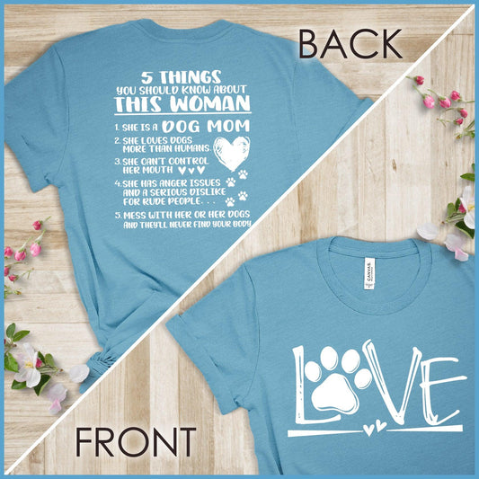 Dog Love, Proud Dog Mom Version 2 T-Shirt - Brooke & Belle