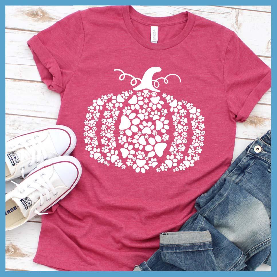 Pumpkin Paw Prints T-Shirt - Brooke & Belle