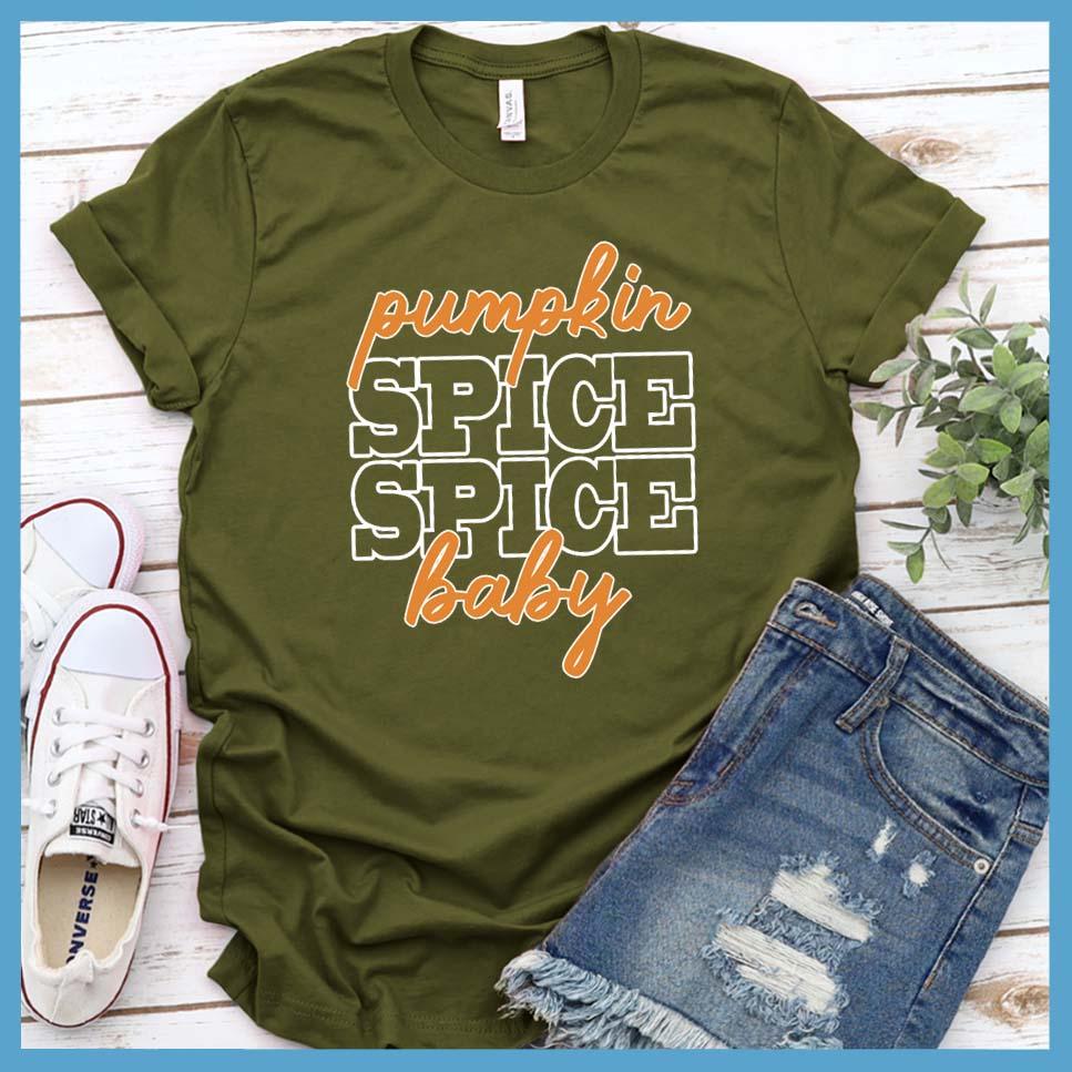 Pumpkin Spice Spice Baby Colored T-Shirt