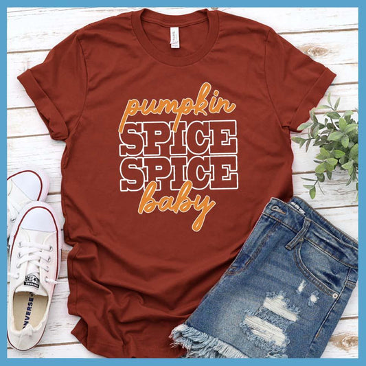 Pumpkin Spice Spice Baby Colored T-Shirt - Brooke & Belle
