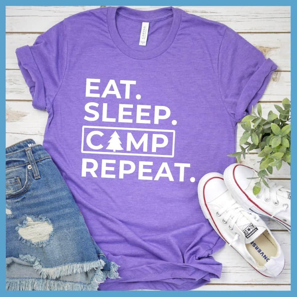 Eat Sleep Camp Repeat T-Shirt - Brooke & Belle