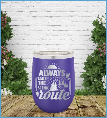 Always Take The Scenic Route Tumbler - Brooke & Belle