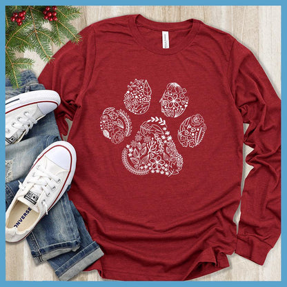 Floral Paw Long Sleeves
