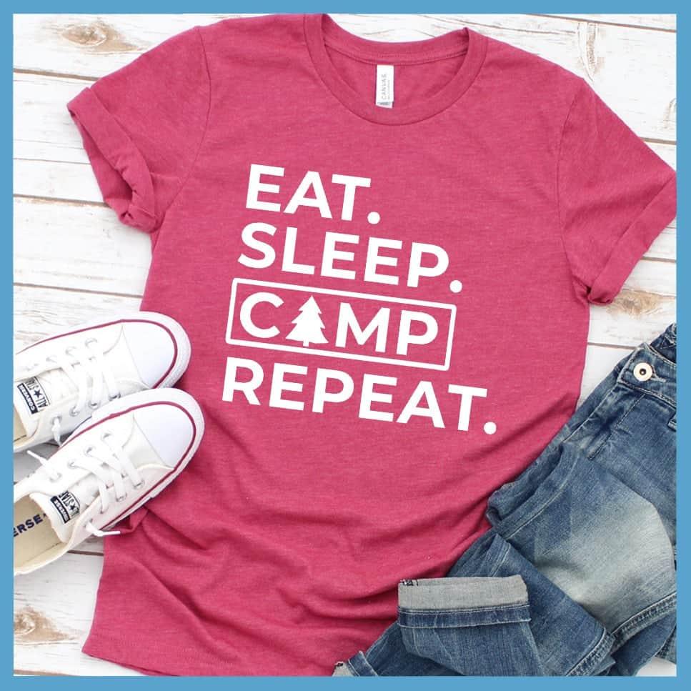 Eat Sleep Camp Repeat T-Shirt - Brooke & Belle