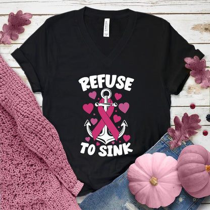 Refuse To Sink Colored Edition V-Neck - Brooke & Belle